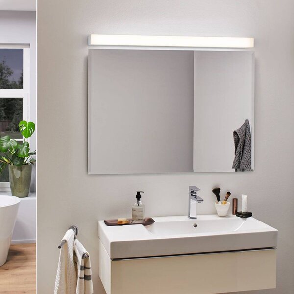 Paulmann Applique da parete Tova, dimmerabile, Bianco / Opale, Bagno, Metallo, Moderno, Applique