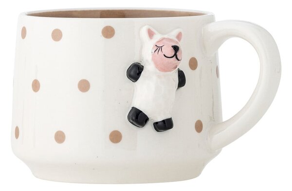 Tazza per bambini per cacao bianca in ceramica 370 ml Dolly – Bloomingville Mini
