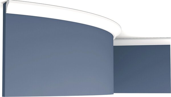 Orac Decor C250F Luxxus Modanatura decorativa flessibile Profilo decorativo Profilo a stucco per soffitti Cornicione decorativo Modanatura angolare | 2 metri