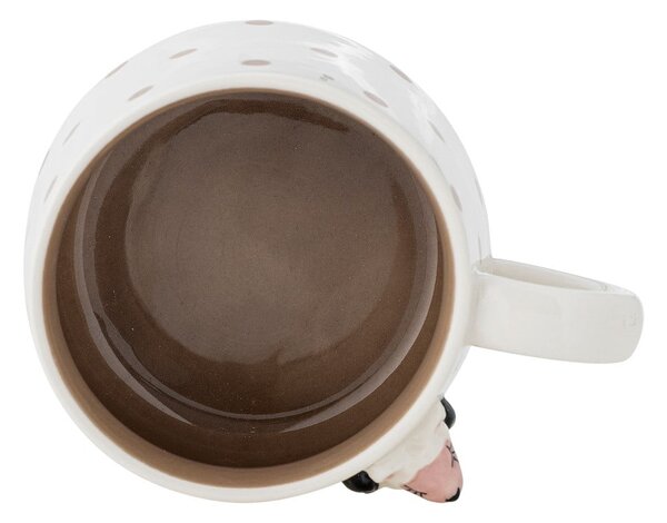 Tazza per bambini per cacao bianca in ceramica 370 ml Dolly – Bloomingville Mini