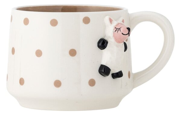 Tazza per bambini per cacao bianca in ceramica 370 ml Dolly – Bloomingville Mini