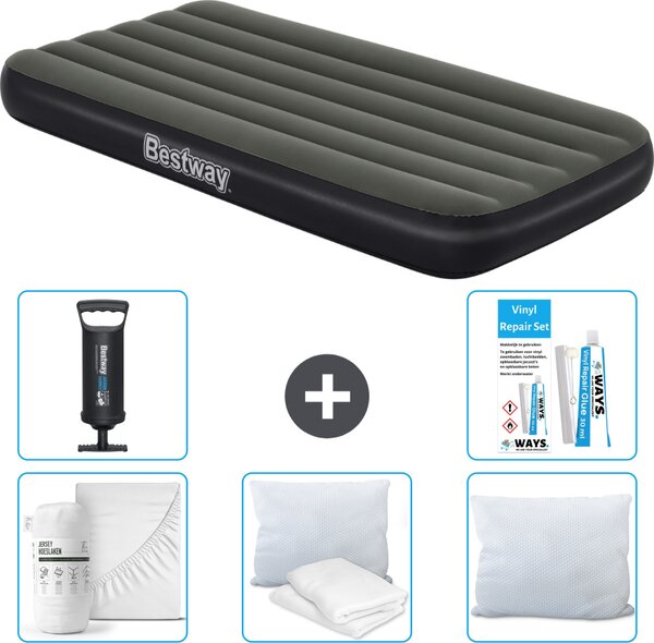 Materasso gonfiabile Bestway - 1 persona - 99 x 188 x 28 cm - Blu - Accessori inclusi