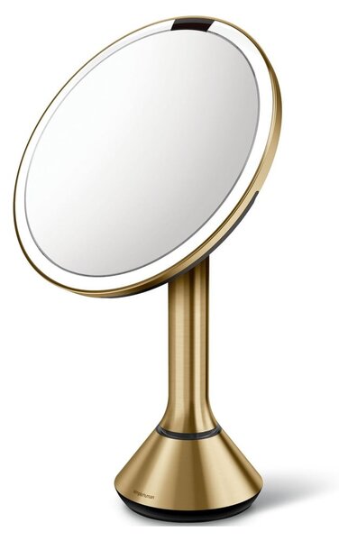 Specchio per make-up con illuminazione/con ingrandimento (5x) ø 20 cm Sensor – simplehuman
