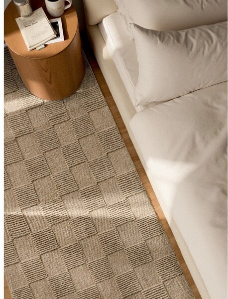 Passatoia marrone in lana tessuta a mano 80x200 cm Scala – Villeroy&Boch