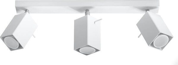 Lampada da soffitto MERIDA 3 bianco 3xGU10 10W acciaio 16x6x45cm Sollux Lighting