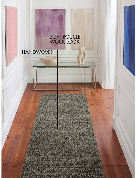 Passatoia verde tessuta a mano 80x200 cm Notting Hill Portobello – Ted Baker