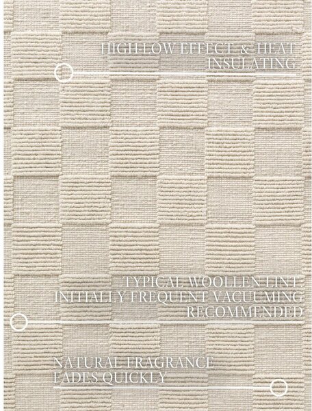 Tappeto color crema in lana tessuto a mano 120x170 cm Scala – Villeroy&Boch