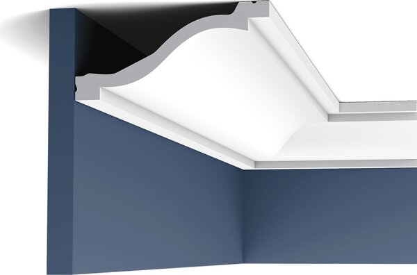 Orac Decor C331 Luxxus profilo decorativo a soffitto a parete modanatura decorativa a stucco profilo decorativo a cornice modanatura decorativa ad angolo | 2 metri