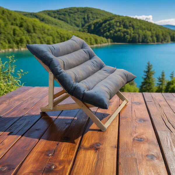 Recliner XXL - Puro relax - Robusta poltrona reclinabile con seduta alta e comfort di reclinazione 132x75x40