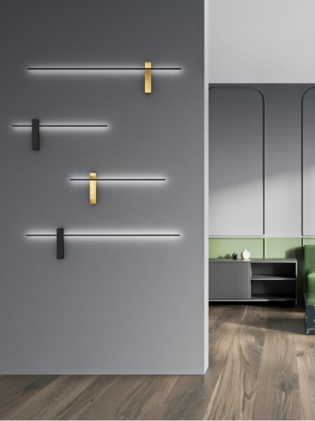 Open Design OR85082 - Applique da parete BENE LED/7W/230V 62 cm oro