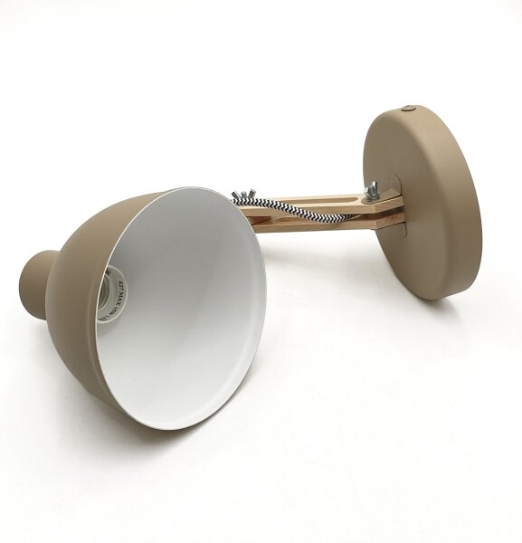 Lampada da parete MARCELLO 1xE27/15W/230V beige