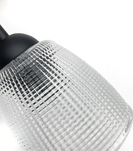 Lampadario su cavo LEANDRA 5xE27/15W/230V rovere/nero