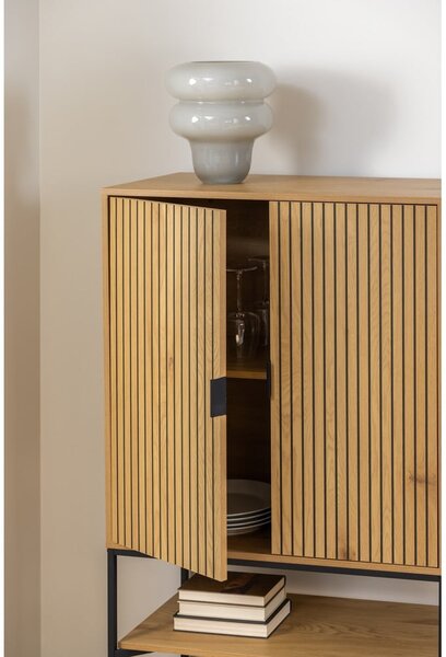 Mobile in rovere decorato in colore naturale 80x140 cm Jaipur - Actona