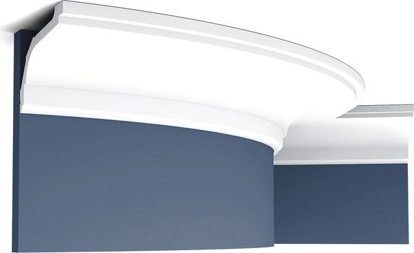 Orac Decor C220F Luxxus Modanatura flessibile Profilo decorativo Profilo stucco a soffitto Cornice profilo Modanatura decorativa Modanatura angolare | 2 metri