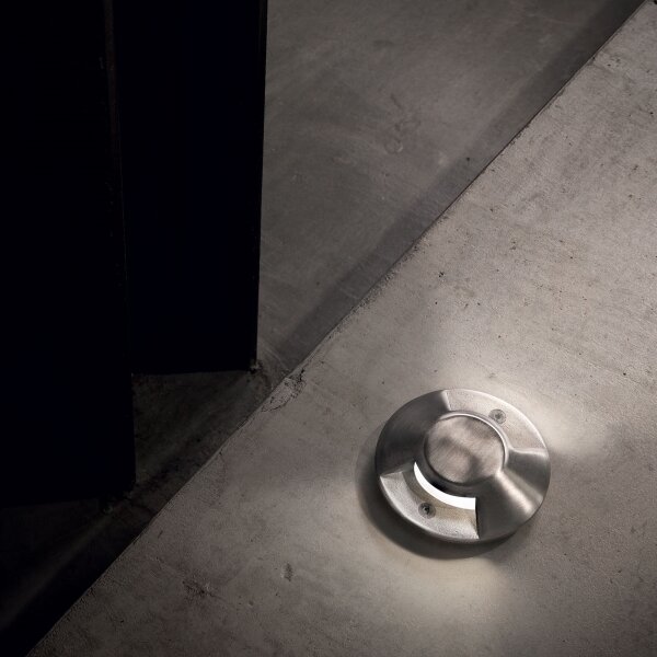 Ideal Lux - Faretto LED da incasso calpestabile ROCKET LED/3W/230V CRI 90 IP67 cromo opaco