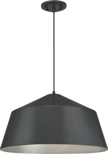 Lampada a sospensione monolampada Cupola in metallo Gun Metal