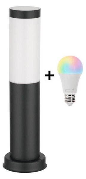 Brilagi - Lampada da esterno LED RGBW 1xE27/9W/230V 40 cm IP44 nera