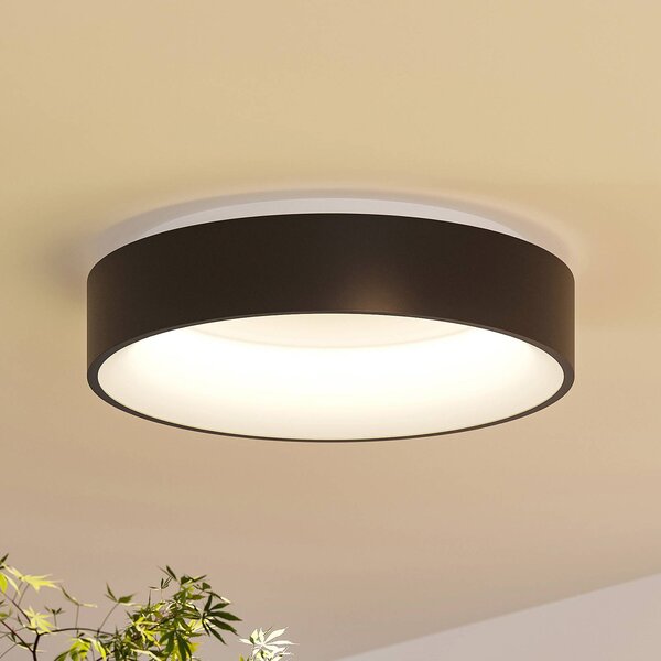 Plafoniera a LED Aleksi Arcchio, dimmerabile, Nero, Cucina, Metallo, Moderno, Plafoniera LED