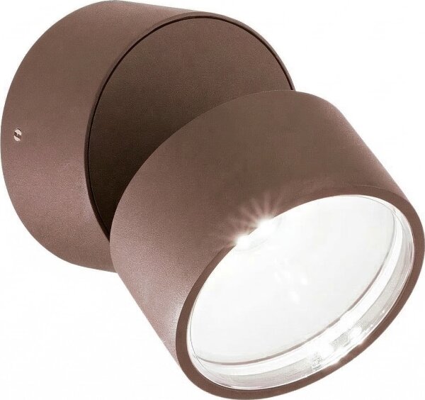 Ideal Lux - Applique da esterno OMEGA LED/7W/230V CRI 90 IP54 marrone