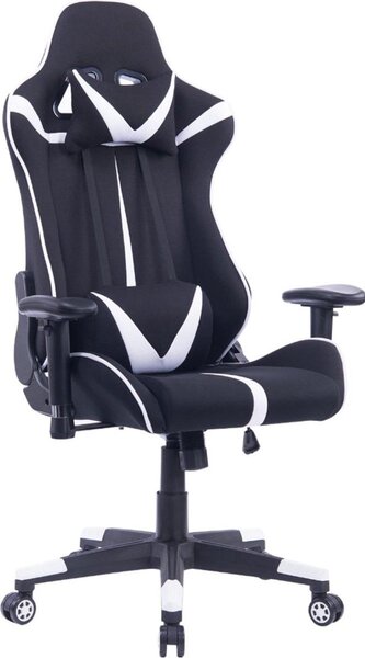 Sedia da gioco – Nero/bianco – Regolabile – Ergonomica – Sedia da gioco