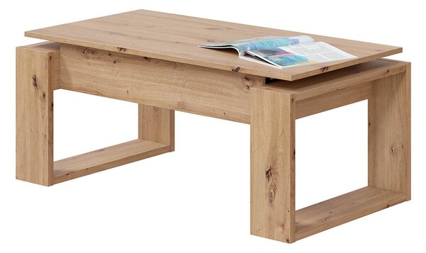 Calicosy - Tavolino con piano rialzabile - L102 cm - Ciara
