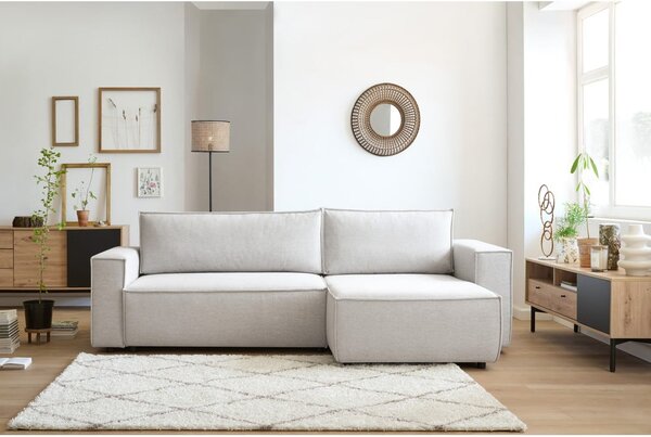 Divano letto angolare beige (variabile) Nihad structural - Bobochic Paris
