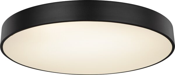 Globo Lighting plafoniera in metallo nero opaco, LED