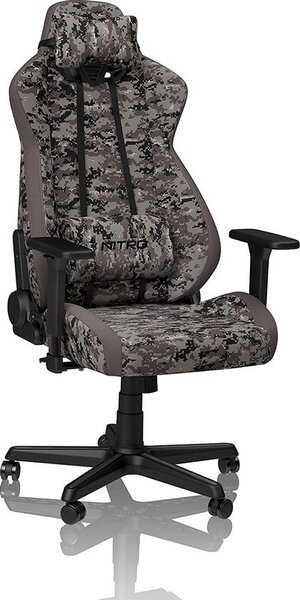 Nitro Concepts S300 Gaming Chair - Sedia da ufficio - Rivestimento in tessuto - 135kg - Urban Camo