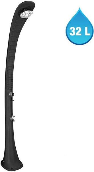 FORMIDRA doccia solare Cobra 32L doccia da giardino doccia da campeggio doccia da piscina nero