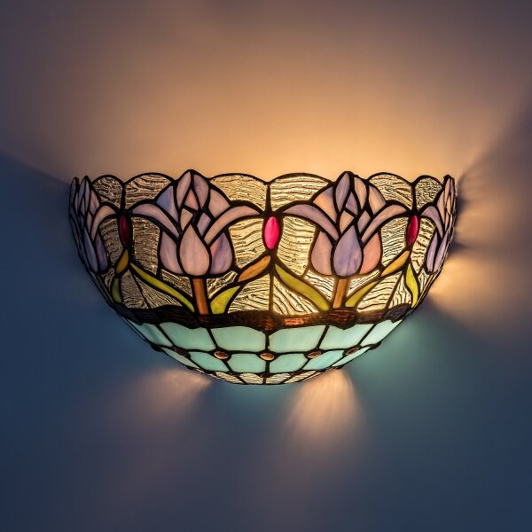 Brilagi - Lampada da parete in stile Tiffany LORAS 1xE14/40W/230V