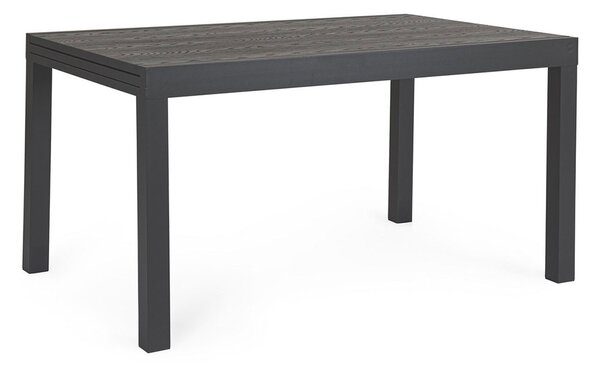 Tavolo Allungabile da Esterno 135-270x90x75h cm in Alluminio Cliv Antracite