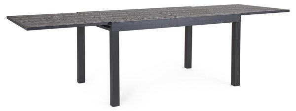 Tavolo Allungabile da Esterno 135-270x90x75h cm in Alluminio Cliv Antracite