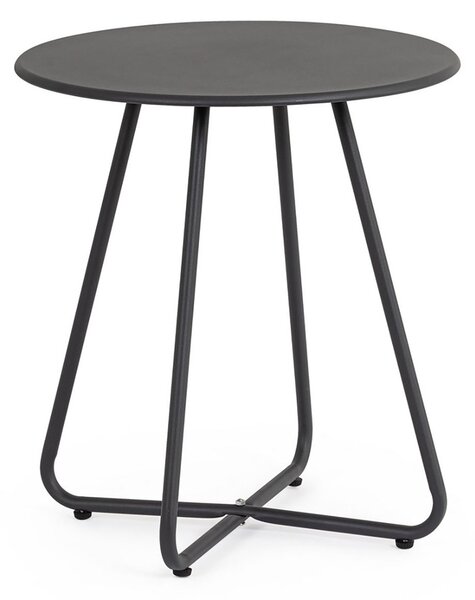 Tavolino da Esterno Ø45x50h cm in Acciaio Jable Antracite