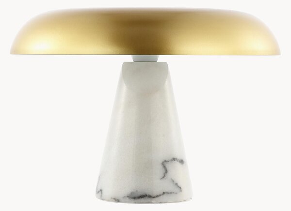Lampada da tavolo con base in marmo Modern Gold