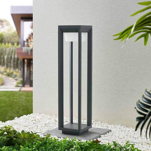 Lampioncino da giardino Gamion PRIOS, Alluminio / Grigio / Zincato, Alluminio, Moderno, Lampada LED da esterni