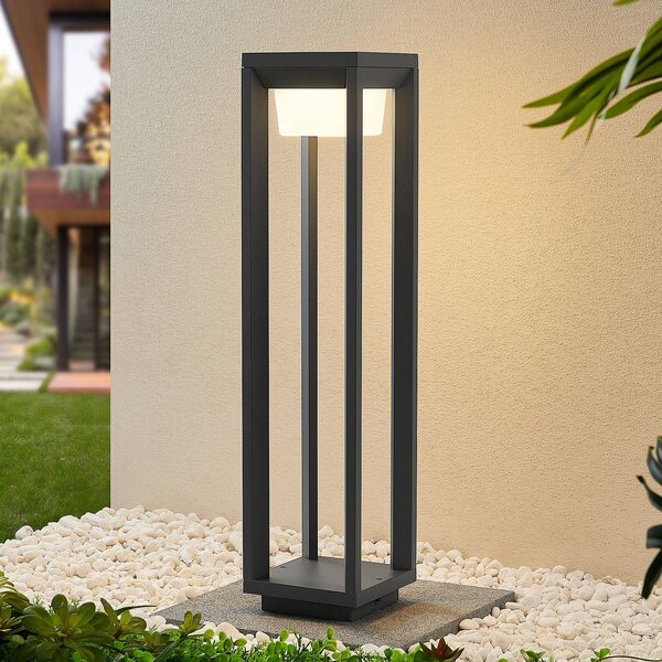 Lampioncino da giardino Gamion PRIOS, Alluminio / Grigio / Zincato, Alluminio, Moderno, Lampada LED da esterni