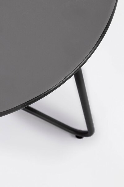 Tavolino da Esterno Ø45x45h cm in Acciaio Verniciato Austin Antracite