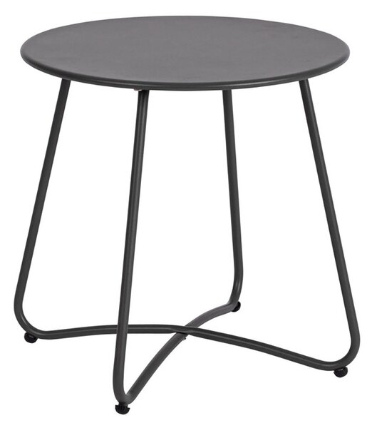 Tavolino da Esterno Ø45x45h cm in Acciaio Verniciato Austin Antracite