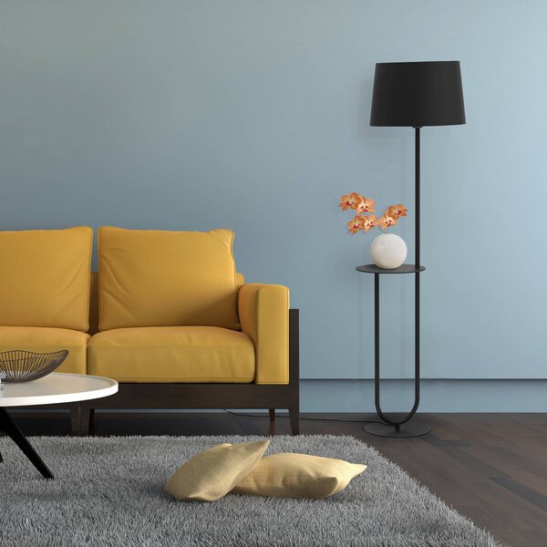 Aluminor Lampada da terra Duo, Nero, Soggiorno / Sala da pranzo, Metallo, Moderno, Lampada da terra