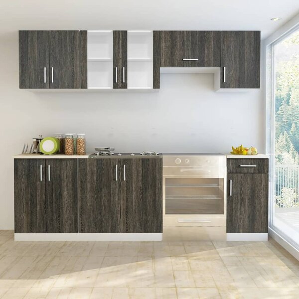 Armadi Cucina Set 7 pz Wenge