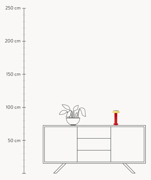 Lampada da tavolo piccola portatile a LED con luce regolabile PL1