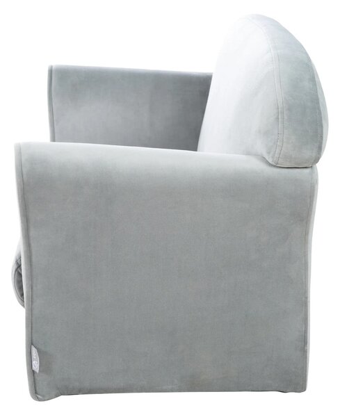 Divano per bambini in velluto grigio chiaro 78 cm Lil Sofa - Roba