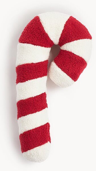 Cuscino in teddy a forma di bastoncino di zucchero Sugar
