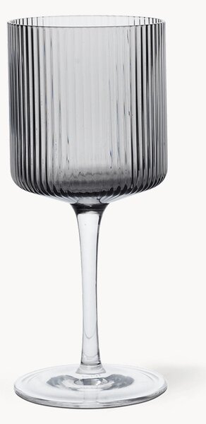 Bicchieri in vetro soffiato millerighe Ripple 2 pz