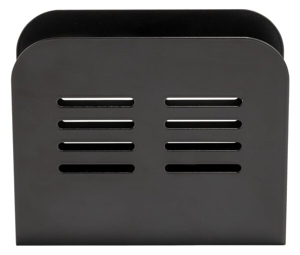 Set portaposate e portatovaglioli in metallo Black Outdoor Kitchen Baco - Wenko