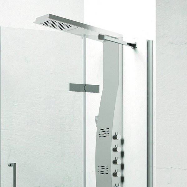 Kamalu box doccia 90x80 angolare due ante battenti kt1000
