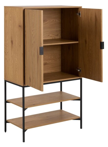 Mobile in rovere decorato in colore naturale 80x140 cm Jaipur - Actona
