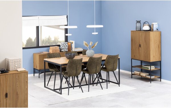 Mobile in rovere decorato in colore naturale 80x140 cm Jaipur - Actona