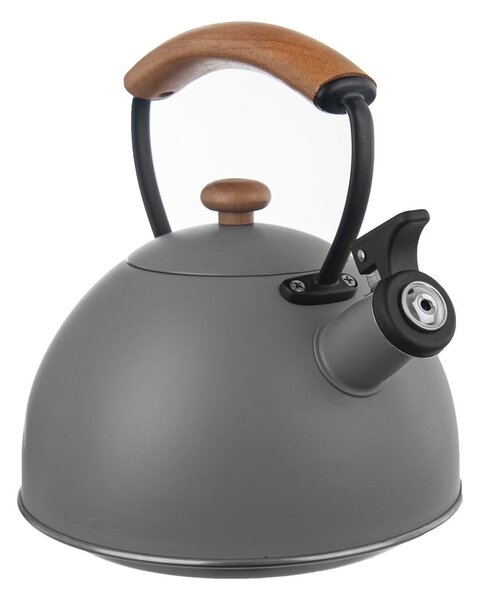 Teiera grigia in acciaio inox 3 l Wooden - Orion