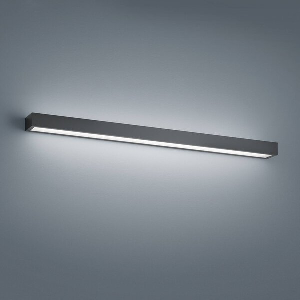 Helestra Applique da parete a LED Theia, Nero, Bagno, Metallo, Moderno, Applique a LED